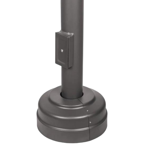 15ft 4" Aluminum Round Light Pole 11G