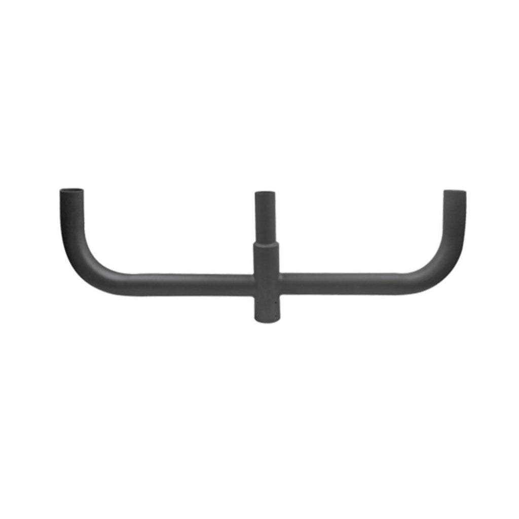 triple bullhorn bracket for 3 light fixture at 180 degree