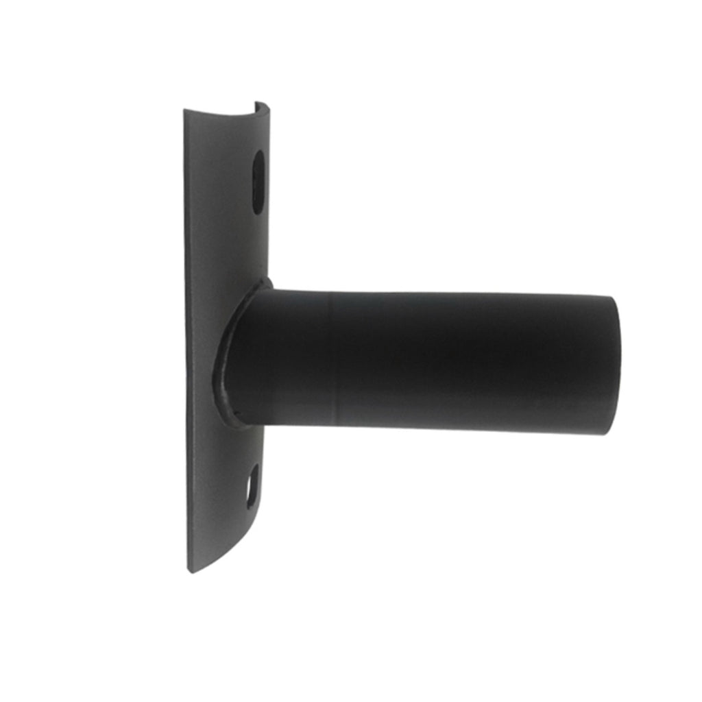 side tenon adapter to round pole,convert arm mount into slip fit mount,galvanized steel,bronze color