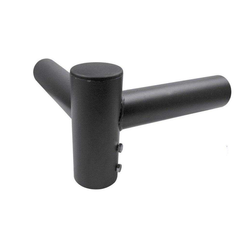 steel spoke bracket with 2 arms at 90 degree