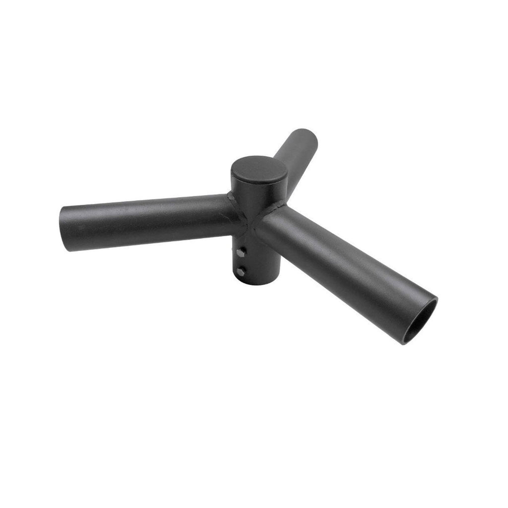 steel spoke bracket with 3 arms at 120 degree